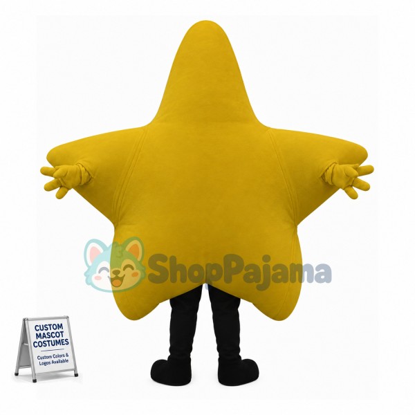 Deluxe Cartoon Yellow Star Mascot Costume	