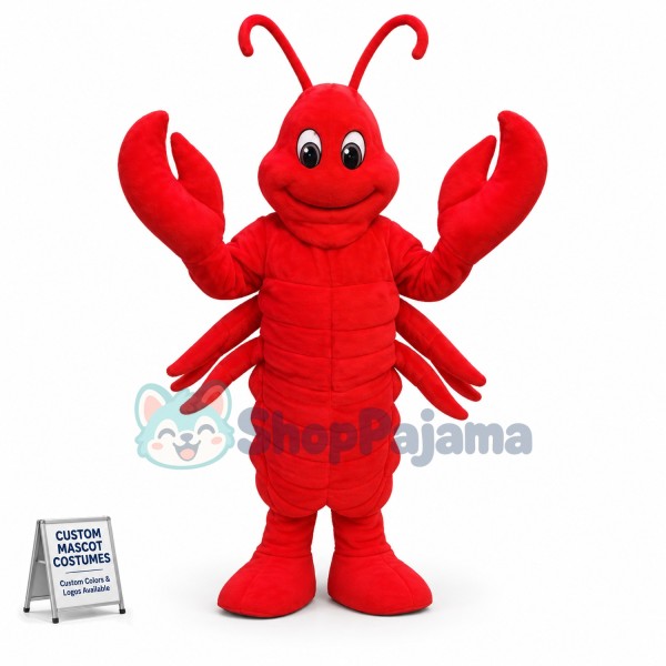 Red Lobster Mascot Adult Costume 