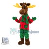 Christmas Reindeer Mascot Adult Costume 