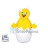 Adorable Newborn Chicken In Egg Shell Mascot Costume	