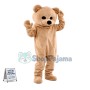 Beige Bear Mascot Adult Costume	