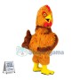 Clucking Brown Hen Mascot Costume 