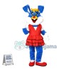 Lovely Dance Girl Blue Bunny Mascot Adult Costume 
