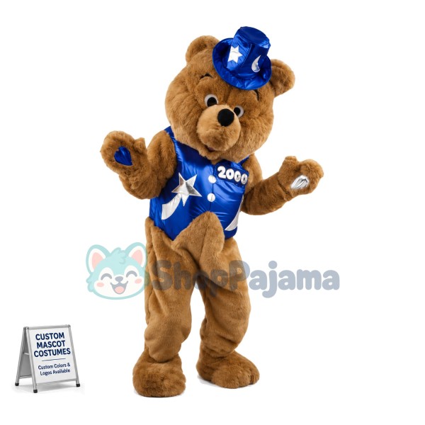 Carnival Plush Bear Mascot Costume 