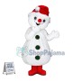 Adorable Christmas Snowman Mascot Costume