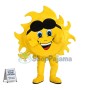 Deluxe Cartoon Sun Mascot Costume