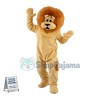 Beige Lion Mascot Costume