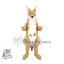 Beige Kangaroo Mascot Costume