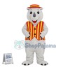 Lovely Grey Rhino Mascot Costume Fancy Dress Outfit