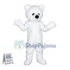 Adorable White Bear Mascot Costume