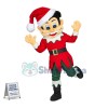 Optimistic Christmas Elf Mascot Costume