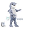 Lovely Grey Dolphin Mascot Costume 