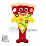 Deluxe Cartoon Pizza Slice Mascot Costume