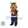 Lovely Brown Wild Boar Mascot Adult Costume	