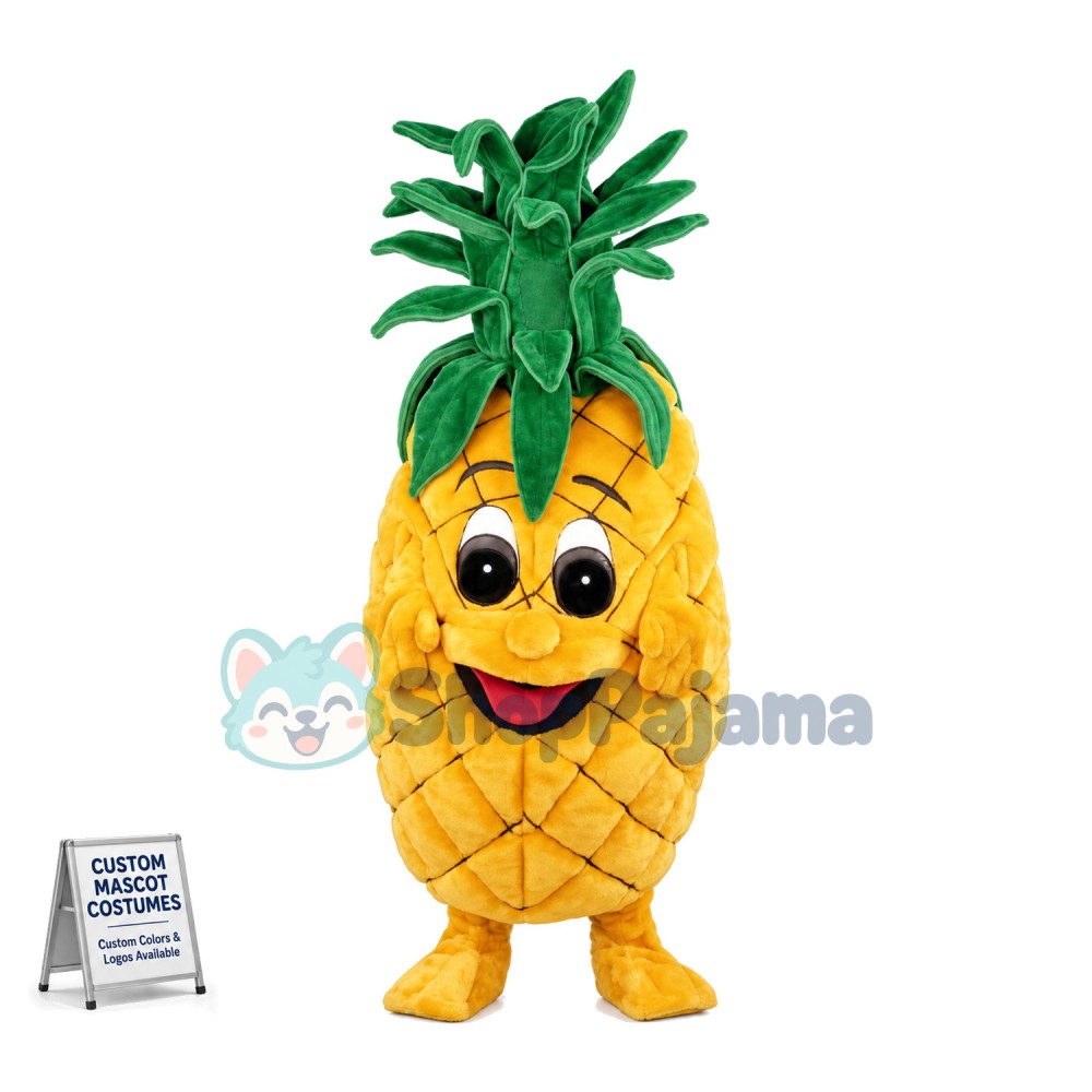 Deluxe Cartoon Pineapple Lightweight Mascot Costume