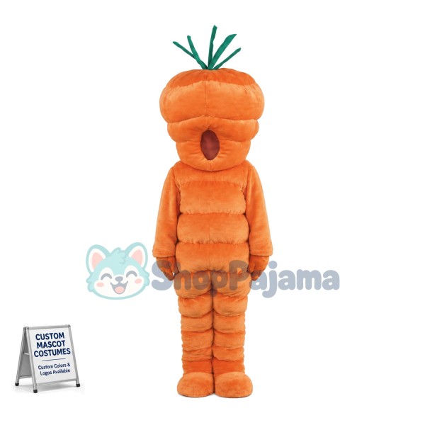 Carrot Man Mascot Costume