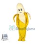 Adult Cartoon Peeled Banana Mascot Costume