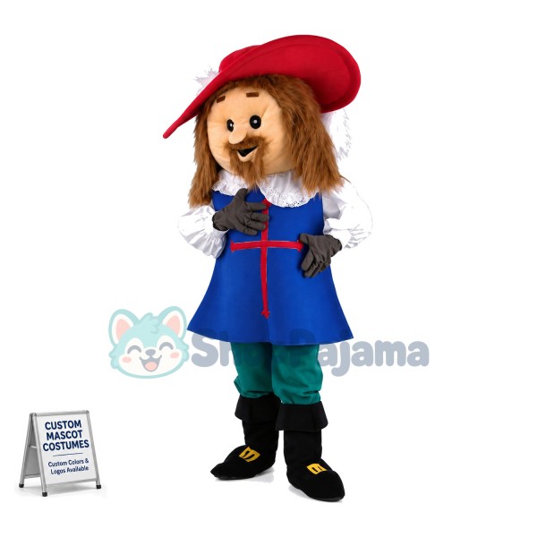 Aramis Musketeer Mascot Costume 