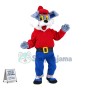 Lovely Blue Dog Plush Mascot Costume Fancy Dress Outfit