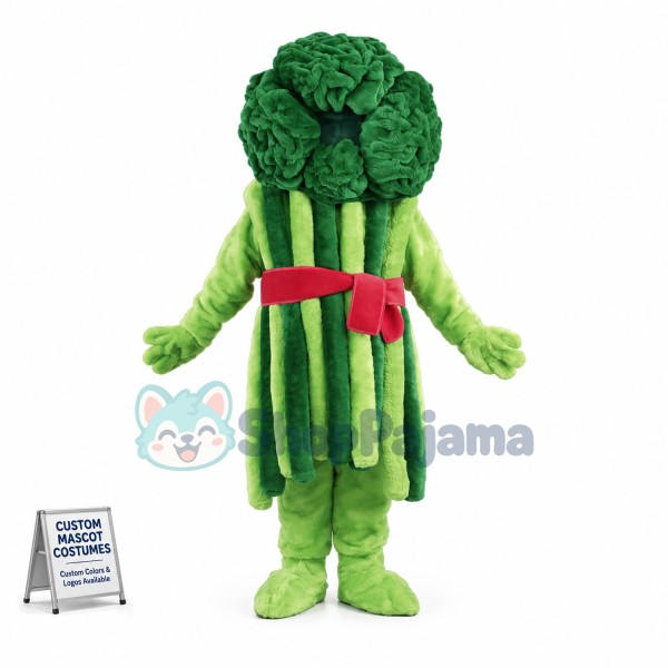 Broccoli Mascot Adult Costume
