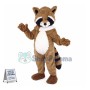 Brown Raccoon Mascot Costume