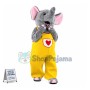 Cute Grey Elephant Mascot Costume Fancy Dress Outfit