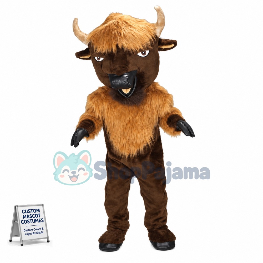 American Bison Mascot Costume 