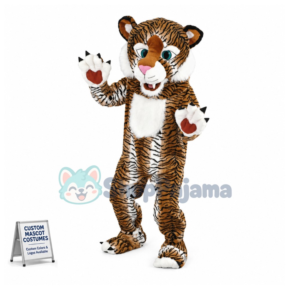 2nd Version Of Tiger Mascot Costume 