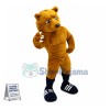 Americas Rugby Power Brown Bear Mascot Costume 
