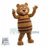 Adorable Barrel Bear Mascot Costume 