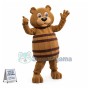 Adorable Barrel Bear Mascot Costume 