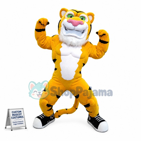 Power Stripes the Hamilton Tiger-Cats Football Mascot Costume 