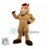 Power Light Brown Mustang High School Mascot Costume 