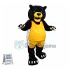 College Basketball Fierce Black Bear Mascot Costume 