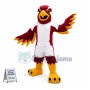 University Red Falcon Mascot Costume 