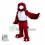 University Red War Hawk Mascot Costume 