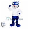 University Blue Tiger Mascot Costume 