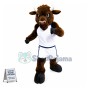 University Power Brown Bison Mascot Costume 