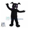 Black Dog Mascot Costume 