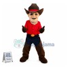 Cowboy Mascot Costume 