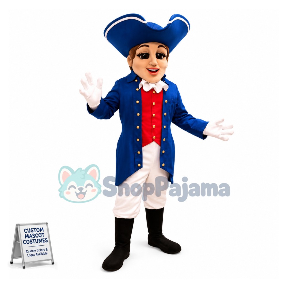Patriot Female Mascot Costume 