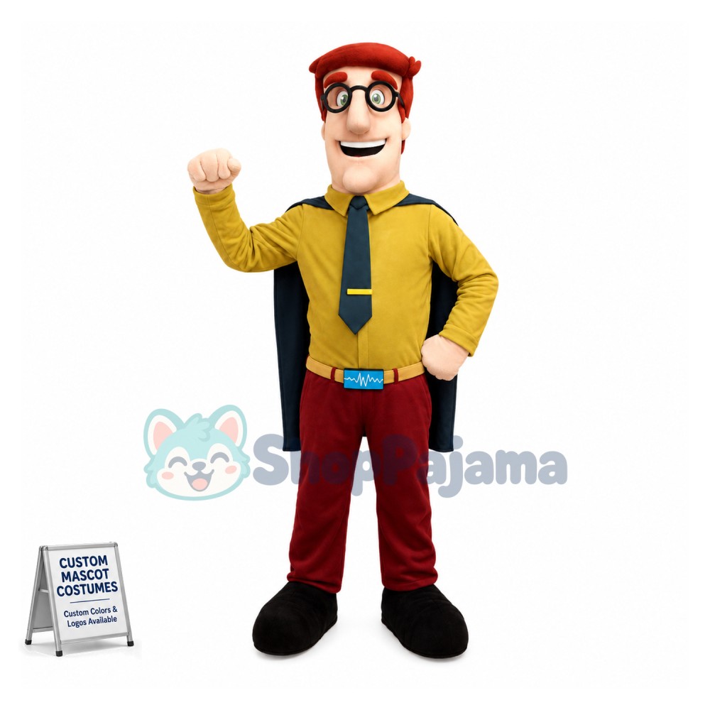 Cambrian Unfee Super Hero Mascot Costume 