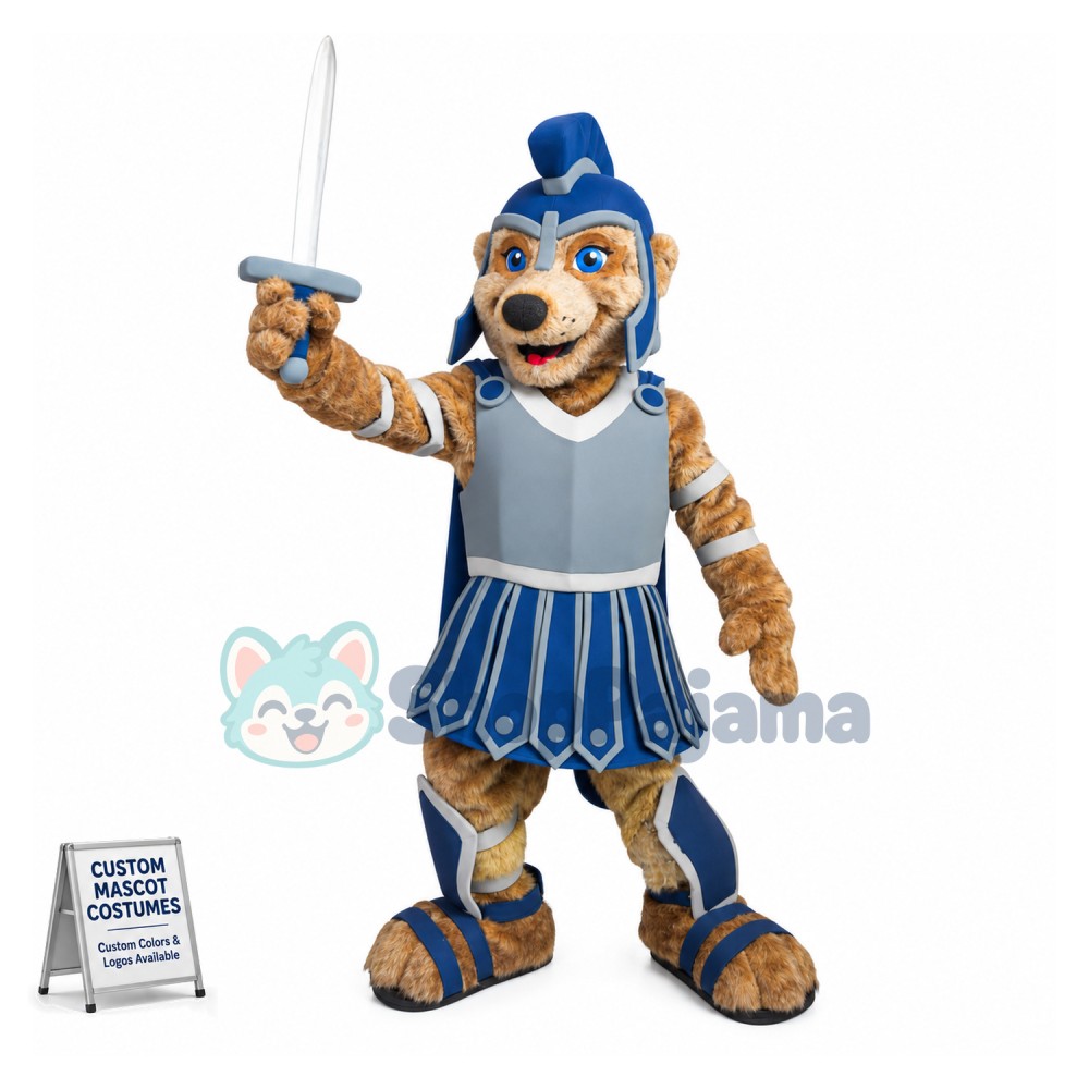 Spartan Warrior Meerkat Mascot Costume	
