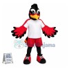 Soccer Roadrunner Mascot Costume	