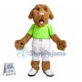 Lovely Light Brown Dog Mascot Costume 