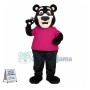 Lovely Black Bear Mascot Adult Costume 