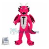 Power Rose Red Dinosaur Mascot Costume 