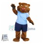Lovely Brown Otter Mascot Adult Costume 