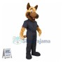 Lovely Police Dog Mascot Costume 