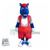 Kid Blue Pony Mascot Costume 